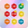 Îmbinarea lanțului hexagonal 2048