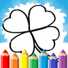 Planșă de colorat (*4*) trifoi (*4*) 4 foi