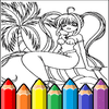 Planșe de colorat cu prințese anime